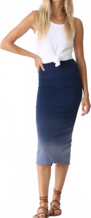 Electric & Rose Simone Skirt. In Sunbleach Indigo