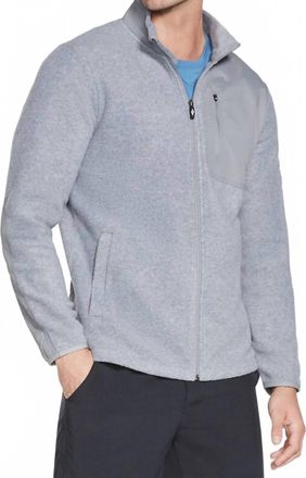 Skechers Full-Zip Fleece Recovery Jacket In Grey