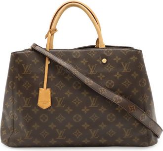 Louis Vuitton Brown Monogram Monogram Handbag Shoulder Bag Tote Bag (Pre-Owned)