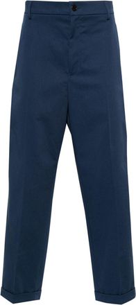 Kenzo straight-leg trousers - men - Cotton/Cotton - 42 - Blue