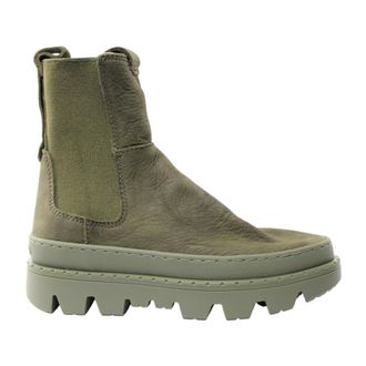 Satorisan Chelsea Boots, female, Green, Size: 6 US Unalome Elastics Premium