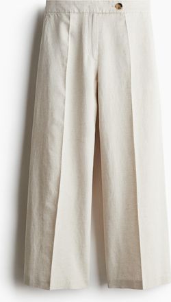 H&M Elegante Hose aus Leinenmix - Beige
