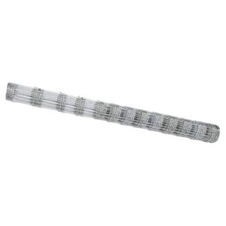 Berkfield Home Field Fence 1.5x50 m Galvanised Steel in Silver