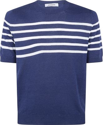 Gran Sasso Short Sleeves Half Turtleneck