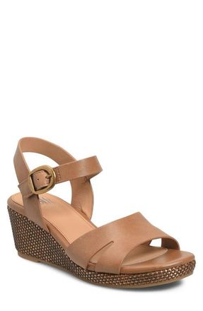 S&ouml;fft Vanessa Ankle Strap Platform Wedge Sandal at Nordstrom, Size 6.5