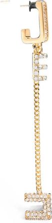 Elisabetta Franchi Crystal-embellished Drop Earrings