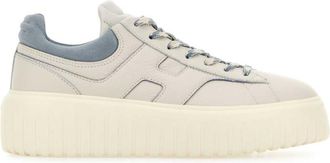 Hogan Chalk Leather Sneakers
