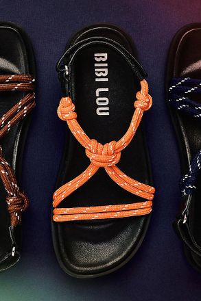 Bibi Lou Rope Slingback Sandals