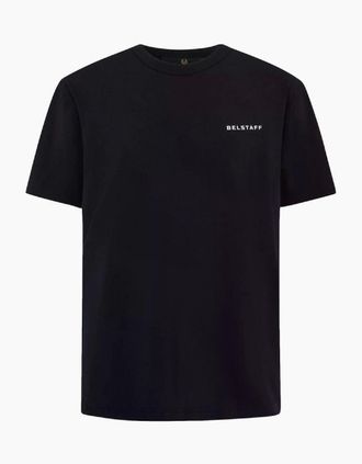 Belstaff Mens Belstaff Border T-Shirt A1-26 Black - Size: 46