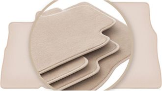 OEM Alfombrillas Beige Premium Para: Fiat Ducato Ii Furgoneta 1994-2006