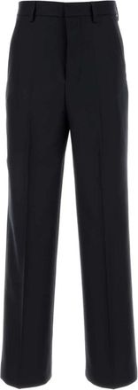 Ami Middernachtblauwe wollen broek - Heren - Straight fit broeken - Blauw - W36 - Wol - Broeken