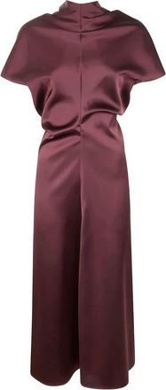 DRHOPE Bias Cut Satin Dress