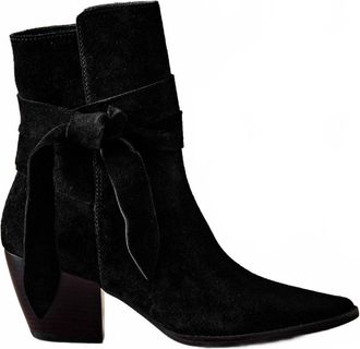 Matisse Footwear Womens Colton Suede Bow Boots In Black
