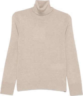 Max Mara Elbow-patch Roll-neck Knit