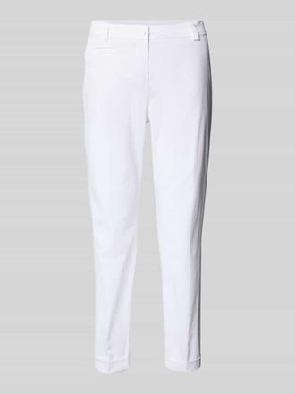 Cambio Cambio Slim Fit Hose mit verk&uuml;rztem Schnitt Modell STELLA in Weiss, Gr&ouml;&szlig;e 34