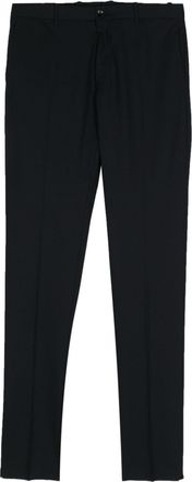 Incotex mid-rise tailored trousers - men - Polyester/Wool/Polyester/Elastane - 54 - Blue