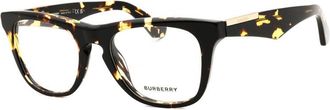 Burberry BE24094106 Dark Havana Square Full Rim Eyeglasses - Brown