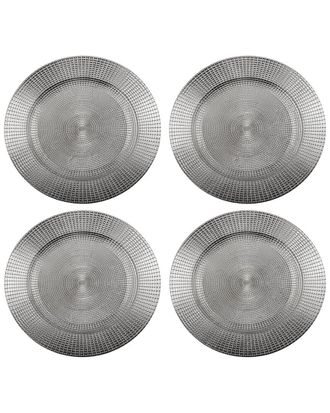 American Atelier Estelle Plated Set Of 4 Charger Plates