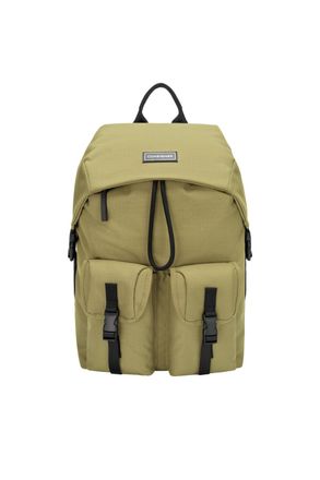 Consigned Unisex Orrice Flap Over Backpack - Sand - One Size