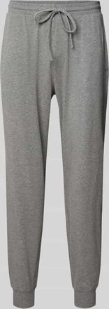 Joop Sweatpants mit elastischem Bund und Tunnelzug in Mittelgrau Melange, Gr&ouml;&szlig;e XXL
