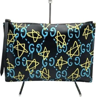Gucci Pre-owned Clutch bag - unisex - Vintage Clutch - Veelkleurig - ONE Size - Leer - Vintage