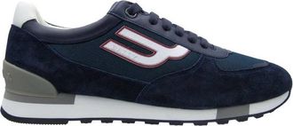 Bally Gizmo Calf Suede Low-Top Sneakers, Brand Size 6 ( US Size 7 )