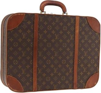 Louis Vuitton Pre-owned Vintage Trunk Bag - Dames - Vintage Handtas - Bruin - ONE Size - Leer - Vintage