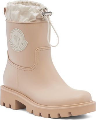 Moncler Kickstream Waterproof Rain Boot in Tan at Nordstrom, Size 11Us