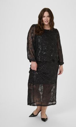 Kaffe Curve Blouse met lange mouwen KCminna Blouse met lange mouwen Regular fit