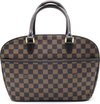 Louis Vuitton Sarria Horizontal Damier Ebene Top Handle Womens Bag (Pre-Owned)