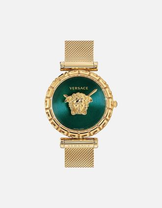 Versace Womens Versace VEDV00819 Palazzo Empire Greca Ladies Watch - Green