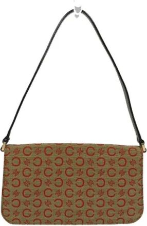 Celine Pre-owned Shoulder Bags, female, Beige, Size: ONE SIZE Pre-owned Fabric shoulder-bags
