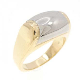 Bulgari Yellow Gold (18K) Stainless Steel Band Ring (Pre-Owned)