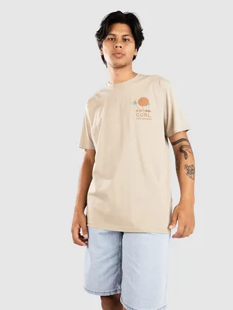 Rip Curl Aots - Cody Welsh Palms Camiseta marr&oacute;n