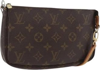 Louis Vuitton Pre-owned Cross Body Bags, female, Brown, Size: ONE SIZE Pre-owned Pouch