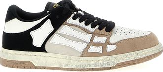 Amiri Mens Distressed Skel Top Low Sneakers