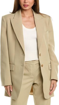 Michael Kors Gabardine Wool Boyfriend Blazer