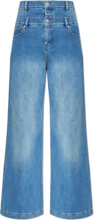 Munthe Rosh Jeans - Dames - Loose Fit Jeans - Blauw - L - Denim - Jeans