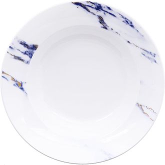 Prouna Marble Azure Soup Bowl in White at Nordstrom