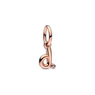 Pandora Letter D Script Alphabet Dangle Charm