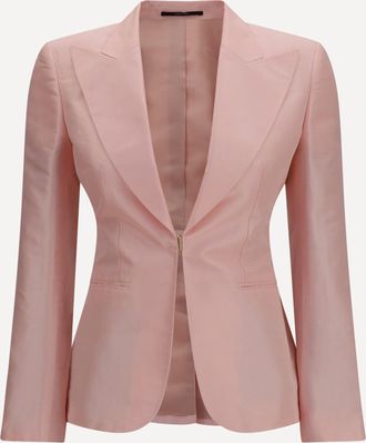 Gucci Giacca in faille di seta Woman 40