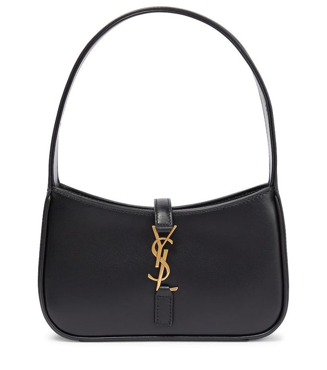 Le 5 &agrave; 7 Mini leather shoulder bag