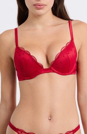 Etam Divine Classique N&deg;2 Underwire Bra in Red at Nordstrom, Size 32C