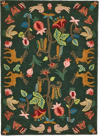 Sanderson Designer Teppich Forest of Dean - handgetuftet, aus 100% reiner Schurwolle