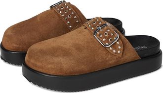 Seychelles Acclaim Suede Mule Womens Shoes Brown : 9.5 M