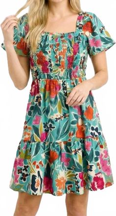 Staccato Sebastian Dress In Teal