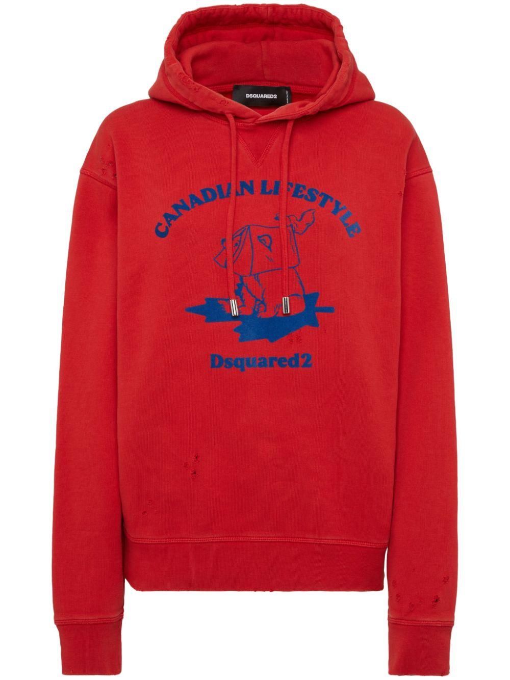 Dsquared2: Red Hoodies now up to −73% | Stylight