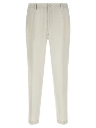 Dolce & Gabbana Beige Virgin Wool Dress Mens Pants