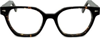 Ahlem S&eacute;vres bril met geometrisch montuur - Zwart