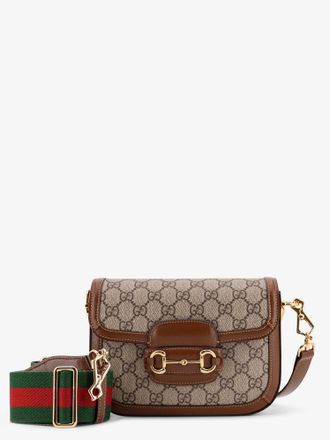Gucci Borsa a tracolla Gucci Horsebit 1955 in tela spalmata con motivo GG Supreme - GUCCI - gender_Woman